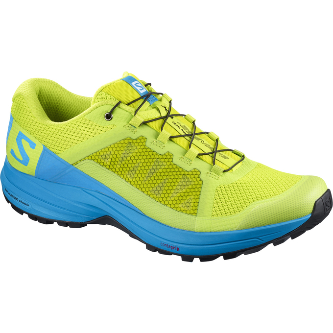 Chaussures De Trail Running Salomon Homme Jaune / Bleu - Salomon XA ELEVATE - France (5029-JYGAE)